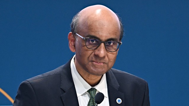 Mantan Wakil Perdana Menteri Singapura Tharman Shanmugaratnam. Foto: Andreas Solaro / AFP