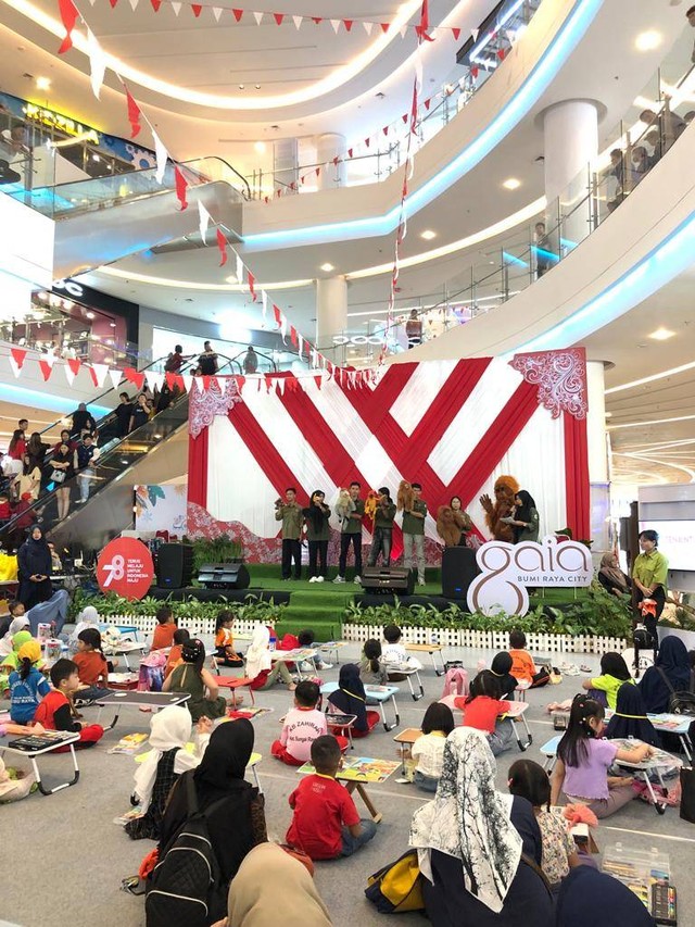 Semarak HUT ke-78 RI yang diselengarakan Gaia Mall Pontianak. Foto: Dok. Gaia Bumi Raya City Mall