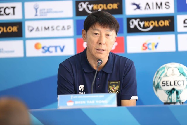 Pelatih Timnas Indonesia, Shin Tae Yong. Foto: PSSI