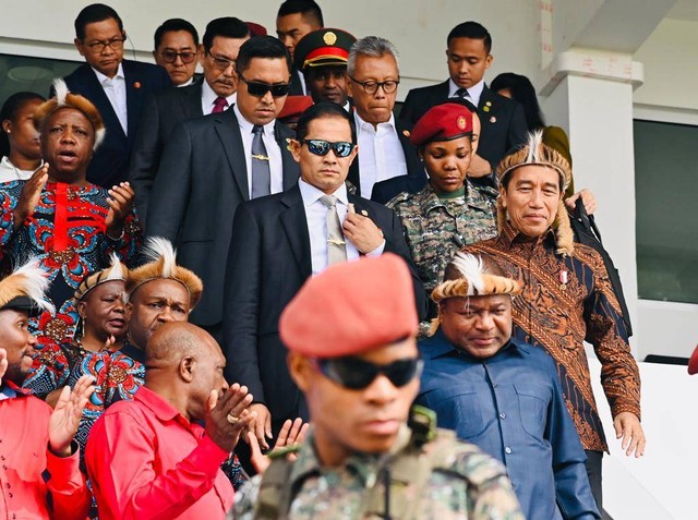 Presiden Jokowi menghadiri Festival Budaya Nasional Mozambik 2023 Foto: Laily Rachev/Biro Pers Sekretariat Presiden