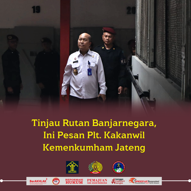 Tinjau Rutan Banjarnegara, Ini Pesan Plt. Kakanwil Kemenkumham Jateng ...