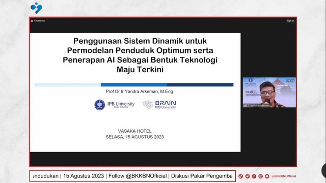 Pakar IPB: Prediksi Tren Kependudukan dengan AI Lebih Cepat dan Akurat