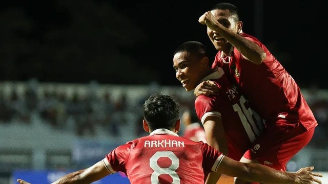 Indonesia vs Thailand di Piala AFF U-23. Foto: Instagram/@timnas.indonesia