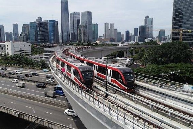 Stasiun-stasiun LRT Jabodebek. Foto: Dok. PT KAI