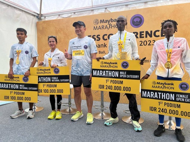 Pelaksanaan Maybank Marathon 2023 di Bali Safari and Marine Park, Gianyar, pada 27 Agustus 2023 Foto: Katondio Bayumitra Wedya/kumparan