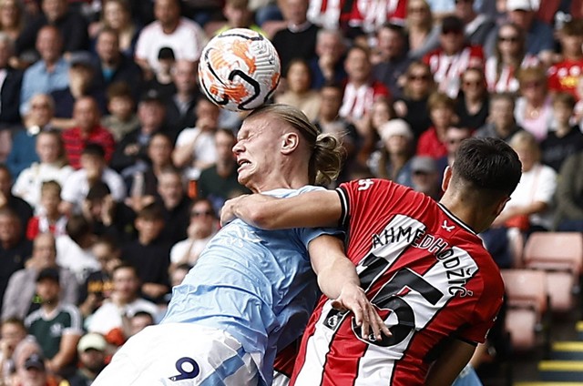 Sheffield United vs Manchester City. Foto: Reuters/Jason Cairnduff