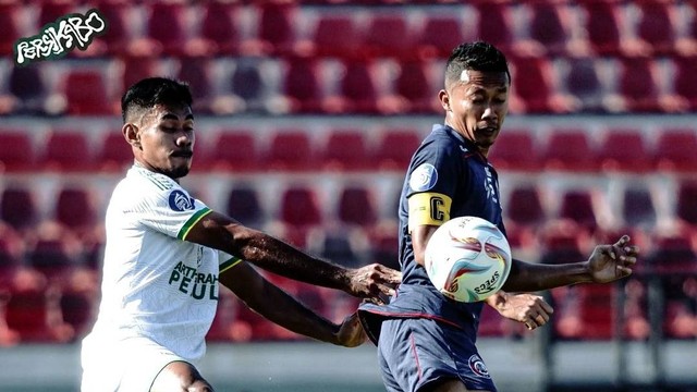 Arema FC vs Persikabo di Liga 1. Foto: Media Persikabo