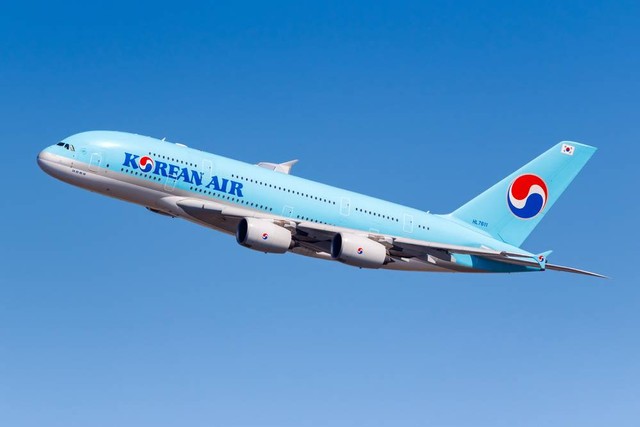 Pesawat Korean Air. Foto: Shutterstock