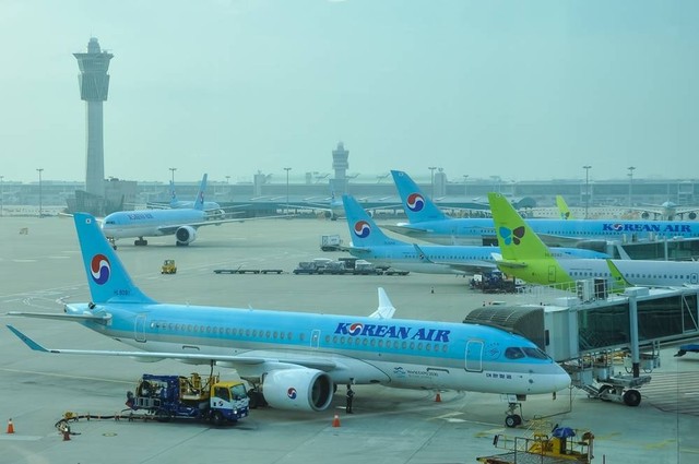 Pesawat Korean Air. Foto: Shutterstock