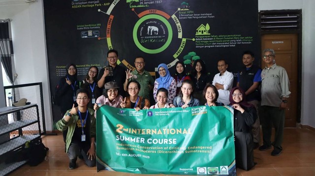 SKHB IPB Adakan Summer Course dengan Fokus pada Konservasi Badak Sumatera