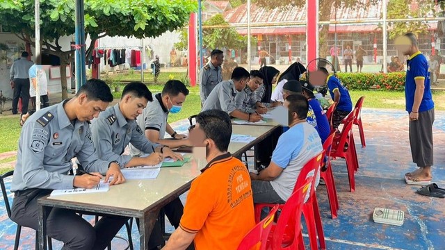 Cegah TBC, Lapas Idi Lakukan Kegiatan ACF TBC Melalui skrining Gejala Bagi WBP, Sumber Dokumentasi : Humas Lapas Idi
