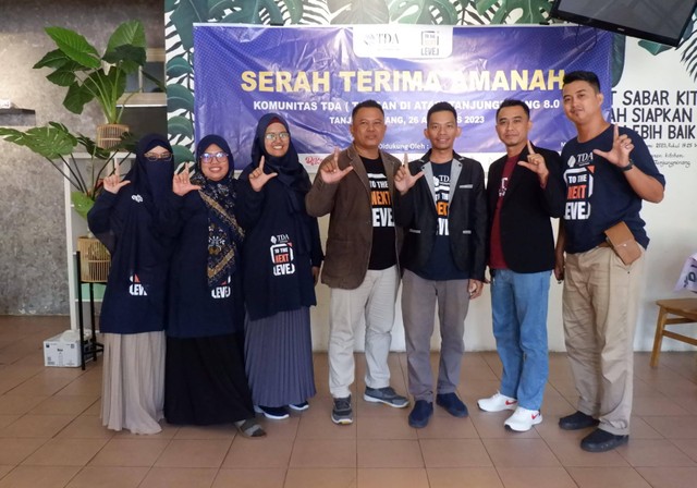 Komunitas TDA Tanjungpinang Gelar Serah Terima Amanah dan Mini Workshop