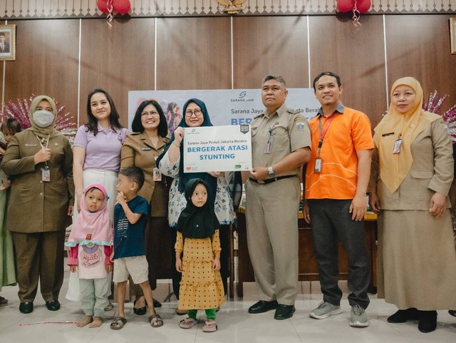 Pada Selasa, 29 Agustus 2023 dilakukan launching program dengan nama “Sarana Jaya Peduli Jakarta BERAKSI: Bergerak Atasi Stunting”.