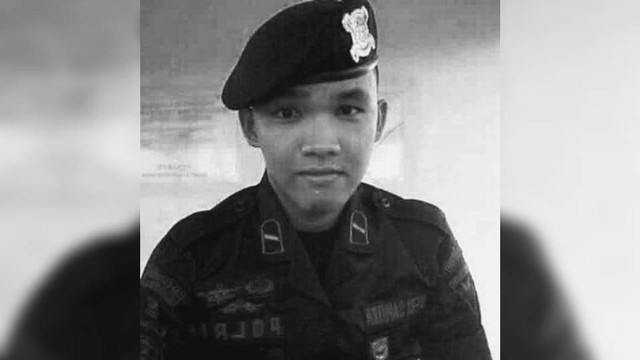 Almarhum Bharada Jefri Saputra. Foto: Ist