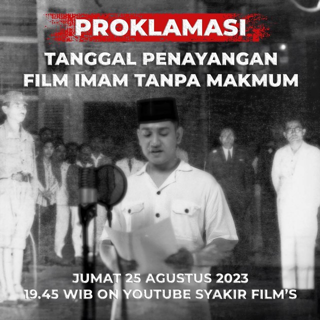 Syakir Daulay plesetkan Proklamasi. Foto: Instagram/@syakirdaulay