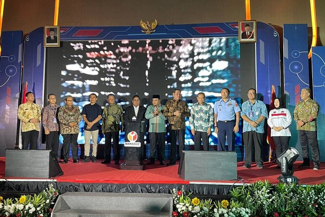 Bawaslu launching pemetaan kerawanan penyelenggaraan pemilu di luar negeri, Kamis (31/8/2023). Foto: Annisa Thahira Madina/kumparan