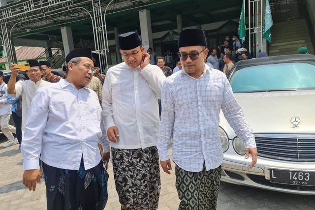 Anies Baswedan berkunjung ke Pesantren Denanyar, Jombang. Foto: Dok. Istimewa