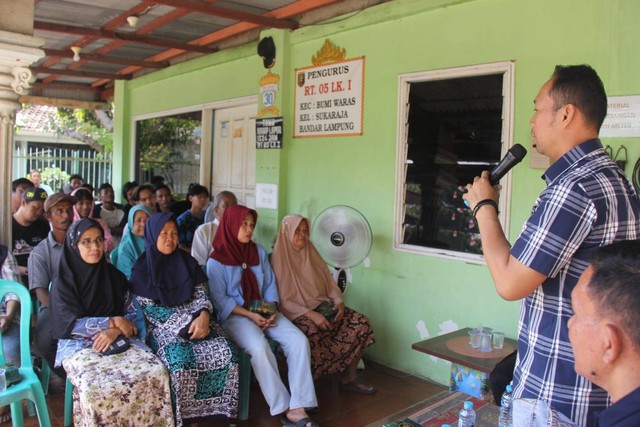 Kelurahan Sukaraja akan ada posko kampung bebas narkoba. | Foto: Dok Polresta Bandar Lampung