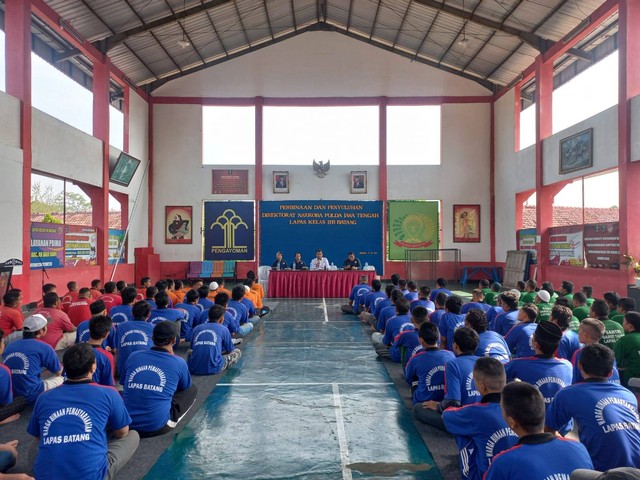 WBP Lapas Batang Dapat Pembinaan dan Penyuluhan Direktorat Narkoba Polda Jateng