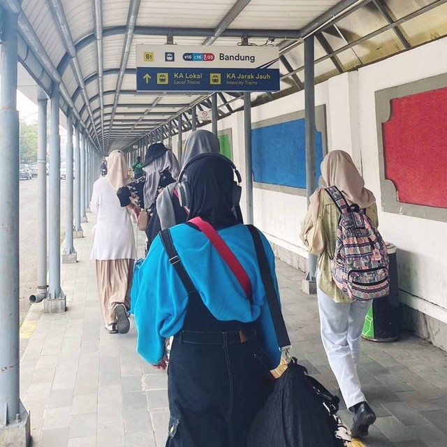 Perjalanan Menuju Pintu Selatan Stasiun Bandung (Foto: Diandra/Rekan Perjalanan)