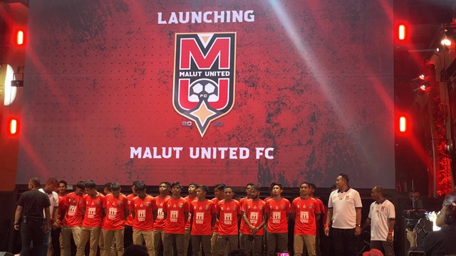 Launching tim Malut United di Jakarta, Jumat (1/9/2023). Foto: Soni Insan Bagus/kumparan