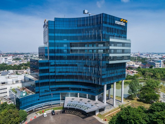 Ilustrasi gedung Bank Mandiri. Dok Bank Mandiri