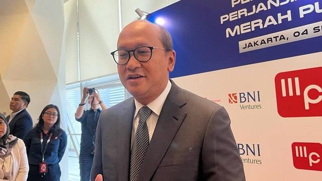 Wakil Menteri BUMN II Rosan Roeslani di Telkom Hub, Senin (4/9/2023). Foto: Fariza Rizky Ananda/kumparan