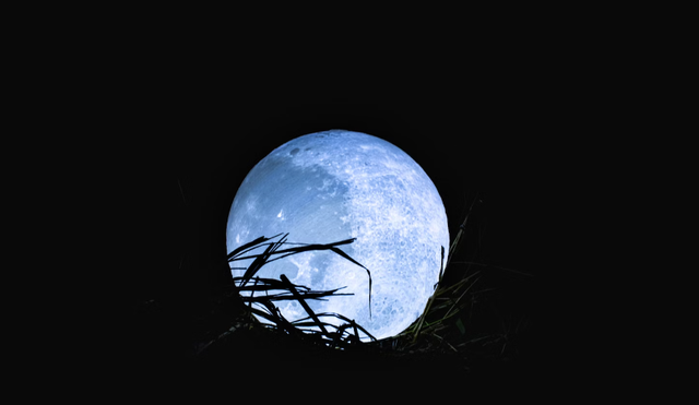 Ilustrasi untuk Blue Moon, Sumber: Unsplash/Alexandra Vo