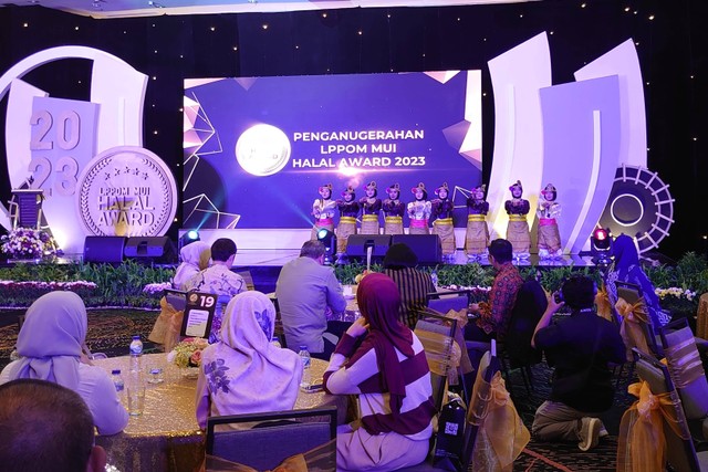 LPPOM MUI menggelar Halal Award 2023 di IPB International Convention Center, Bogor, Senin (4/9/2023).  Foto: Dok. LPPOM MUI. 