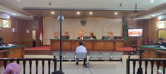 Suasana sidang Wali Kota Bandung Nonaktif Yana Mulyana di PN Bandung. Foto: Rachmadi Rasyad/kumparan