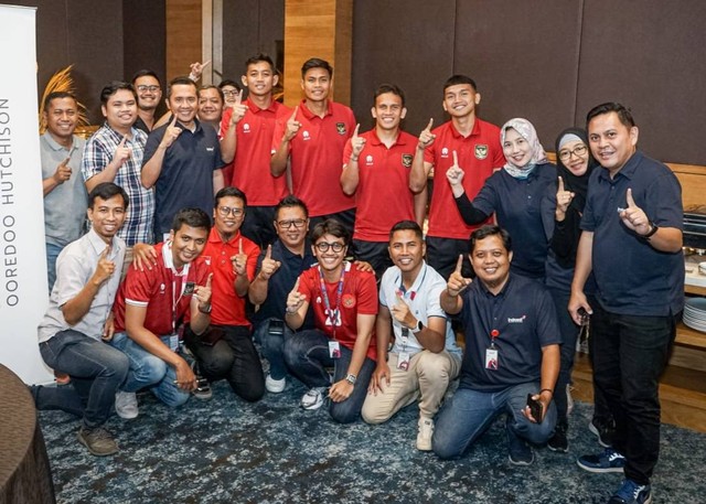 Meet and greet pemain Timnas Indonesia di Surabaya. Foto: Istimewa