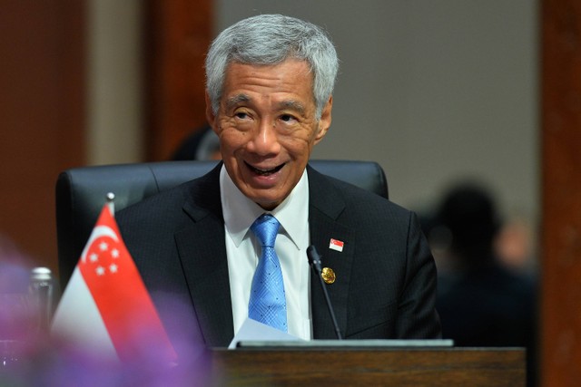 Perdana Menteri Singapura Lee Hsien Loong menghadiri KTT ke-20 ASEAN - India di Jakarta Convention Center, Kamis (7/9/2023). Foto: Media Center KTT ASEAN 2023/Rommy Pujianto