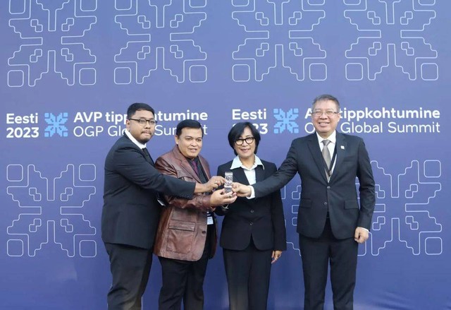 Sabet The Winner Of OGP Award 2023 Se-Asia Pasific Di Estonia, BPHN Kemenkumham Harumkan Indonesia di Mata Dunia (Foto:HumasRupMoker)