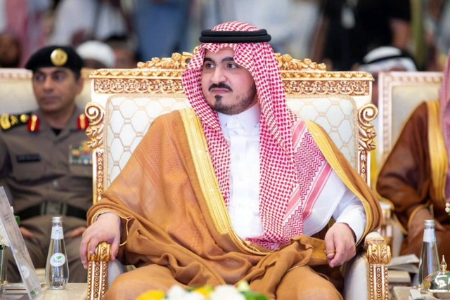 Wakil Emir Makkah Pangeran Bandar mewakili RAja Salman menghadiri penyerahan hadiah pemenang MTQ Internasional di Makkah, Arab Saudi, Kamis (7/9/2023) WIB. Foto: Dok. Ministry of Islamic Affairs KSA