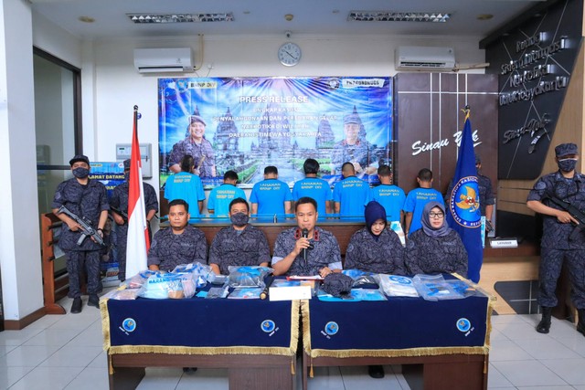3 jaringan peredaran narkoba diungkap BNNP DIY, Kamis (7/9/2023). Foto: Dok. BNNP DIY