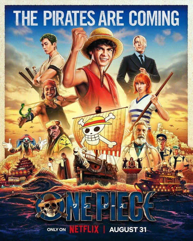 Poster serial Live Action One Piece. Foto: Instagram/@onepiecenetflix