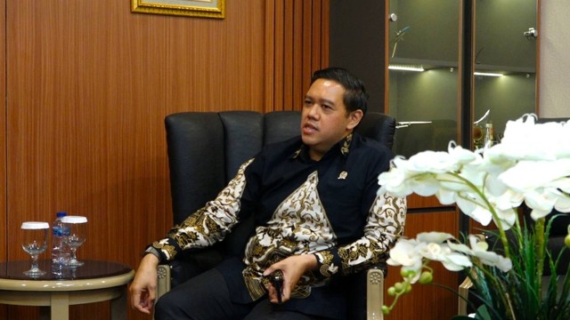 Ketua DPP Partai Golkar, Dave Akbarshah F Laksono. Foto: Faiz Zulfikar/kumparan