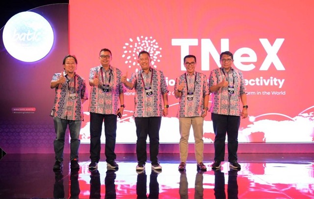 Peluncuran TNeX pada Rabu (6/9) di Nusa Dua Bali. Foto: Dok. Telkom