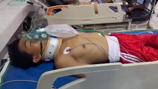 Farhat Mika Rahel Riyanto di rumah sakit, Senin (11/9/2023). Foto: Mili.id