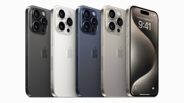 iPhone 15 Pro dan iPhone 15 Pro Max. Foto: Apple