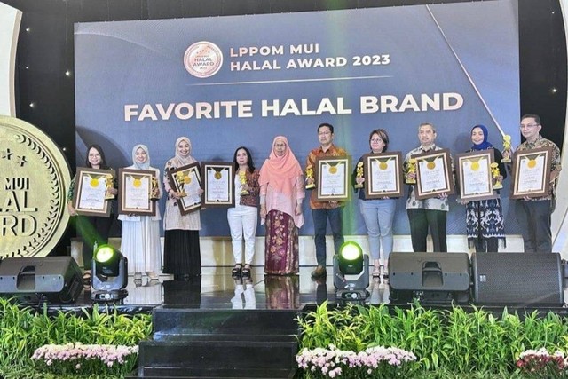 Bumbu masak Masako dari Ajinomoto mendapat penghargaan brand terfavorit di ajang Halal Award 2023 (4/9/2023). Foto: Dok. Istimewa