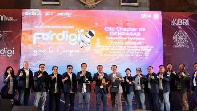 Fordigi BUMN Goes to Campus dilaksanakan di Universitas Udayana (Unud) Bali, pada Sabtu (9/9/2023). Foto: Jasa Raharja