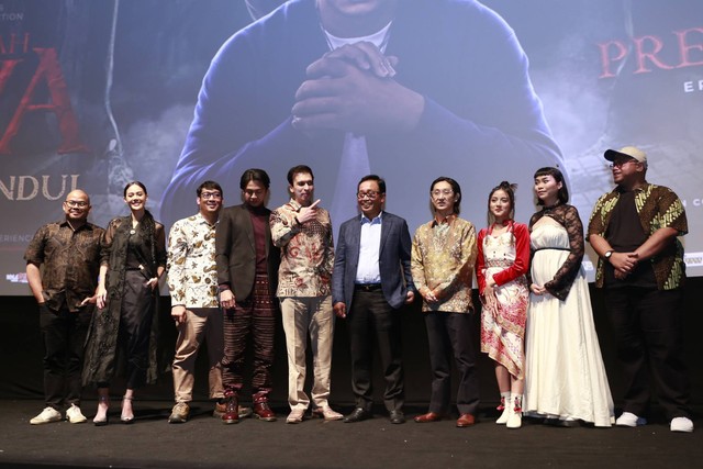Konferensi pers film Kisah Tanah Jawa, di Epicentrum, Kuningan, Jakarta, Rabu (13/9/2023). Foto: Dok. Agus Apriyanto
