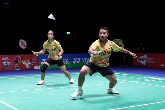 Atlet bulu tangkis Indonesia, Rehan Naufal/Lisa Ayu. Foto: Dok. PBSI
