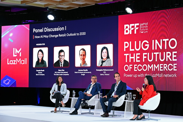 LazMall Brands Future Forum (BFF) 2023 digelar oleh Lazada Group baru-baru ini di Marina Bay Sands Expo & Convention Centre, Singapura. Foto: Lazada