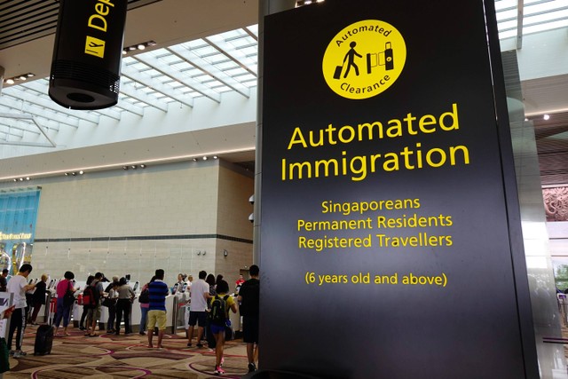 Imigrasi Singapura. Foto: Shutterstock
