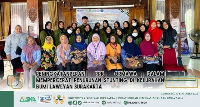 PPK Ormawa AISKA lakukan kegiatan pengabdian masyarakat Deklarasi Desa Sehat Dengan Reaksi Rencana Aksi Percepatan Penurunan Stunting Berbasis 1000 Pertama Kehidupan.