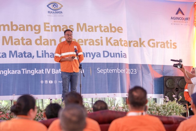 Pembukaan Operasi Katarak PT Agincourt Resources di Batangtoru, Tapanuli Selatan. Foto: Dok. PT Agincourt Resources