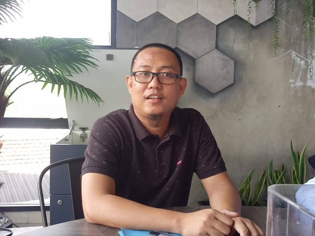 Eks Kabid Pengadaan, Mutasi dan Pemberhentian Pegawai di BKD Lampung, Denny Rolind Zabara. | Foto : Galih Prihantoro/ Lampung Geh