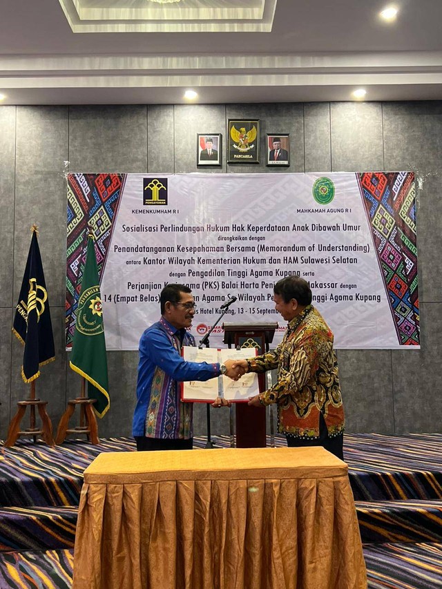 Kanwil Kemenkumham Sulsel Jalin Kerja Sama dengan Pengadilan Tinggi Kupang